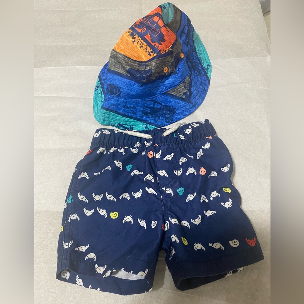 Carter's Navy Blue Baby Shorts